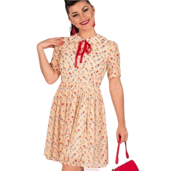 Tatyana Dresses & Skirts - NWOT Tailor & Twirl Rocket Popsicle Pin-Up Dress, Medium